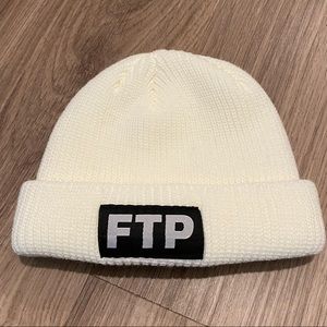 FTP White beanie